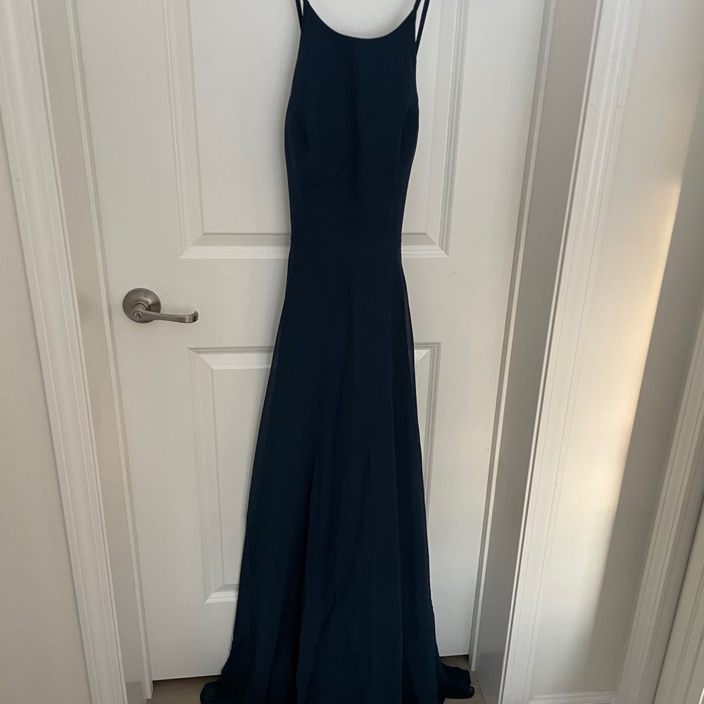 Azazie Celyn Dark Navy Size 10